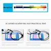 Okulary przeciwsłoneczne Feishini 2023 Anti Blue Light Glasses Blocking Filter Zmniejsza okulary Clear Computer Women Cat Eye Popraw komfort