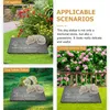 Décorations de jardin Statues extérieures Marqueurs commémoratifs pour animaux de compagnie Résine animale Pierre de chien Hommage Tête Pierres Monuments Personnes Plaque Pierres tombales Tombes