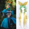 Détails sur FGO Fate Apocrypha Atalanta Archer longue ligne droite couches fondu couleur Cosplay Wig275T