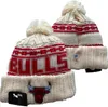 Бейсбольные шапки Bulls Chicago Beanies CHI 2023 Спортивная вязаная шапка с манжетами Hot Team Вязаные шапки Mix And Match Все шапки Beanie A0