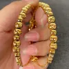 Braccialetto 2 pezzi / lotto Bracciale con perline Braccialetti Cuore d'oro Piccola campana Africana 24k Palla Amore Dubai Donne Regali per la festa nuziale241x