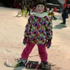 Donsjas Kinderen Thermisch Skipak Waterdichte broekJacket Jongen Meisje Wintersport Winddichte kwaliteit Kinderen Skiën en snowboarden 2 stuks Pakken 231013