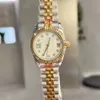 Montre de luxe pour femme de haute qualité à la mode, taille 31MM, bague en diamant saphir, en acier inoxydable, étanche, mouvement automatique, cadeau de noël