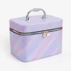 Fashion color-changing twill professional makeup artist and makeup tattoo artist receive waterproof portable storage box.