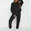 Women's Two Piece Pants Women Casual Outfit Stylish Oversized Sweatshirt Lounge Set Comfy Two-piece Suit With Baggy Sweatpants Pockets For