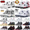 Jumpman 4s Basketball Shoes For Men Women 4 Military Black Cat Red Cement Yellow Thunder White Oreo Pine Green Sail Cool Grey University Blue Bred Mens Sports Sneakers