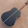 Guitare acoustique à table en épicéa massif, modèle D Type 45, 41 pouces, incrustée d'ormeau, reliure en ormeau, dos supérieur, guitare électrique