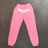 Nya designer Mens Hoodies Sweatshirts Young Thug Hooded Men Women Foam Print Web Graphic Pink S-XL D2CQ#