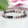 MG0959 6 mm Rosa Rhodochrosite Difusor Pulseira Óleo Essencial Aromaterapia Jóias Coração Chakra Lava Rock Bracelet246x