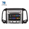 Lecteur Auto Radio 4GB Android 9 0 Dvd de voiture pour SANTA FE 2006-2012 3 trous multimédia GPS magnétophone tête Unit2776