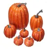 Kwiaty dekoracyjne 7pcs sztuczne dynie symulacja Symulacja Halloween dynia