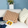 Kudde fast stickad säte för stol golv fyrkantig soffa soffa vik fönster handgjorda kreativa tatami meditation mattdekor