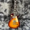 Guitare électrique Standard couleur Sunburst, matériel chromé, 6 cordes faites à la main