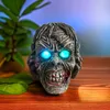 Halloween Horror Trickster Props, Funny Toys, Luminous Ghost Resin Sculpture Decorations, Glowing Skull Decoration, Home Decorations