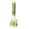 Hookahs Glass Bong 14 -calowe bongi zlewki z plastrami o grubości 7 mm o grubości 7 mm rurki wodne Rig z 14 mm miską