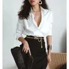 Ceintures Chaîne Chaîne Jupe accessoire haut de gamme pour femmes Pantalon de ceinture tissée en métal polyvalent jean