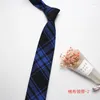 Bow Ties Cotton Plaid Tie College Student Casual