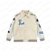 2023Designer Mens Varsity Jacket Louiseity Baseball Coat Fashion Womens Letterman Jackor Embroiderd Letter Jacket Single Breasted Tops Couples Men's Clothing