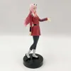 Finger Toys 18cm älskling i Franxx Zero Two Anime Girl Figure Pop Up Parade Zero Two 02 Action Figure Adult Collectible Model Doll Toys