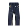 Tech pants Men's Jeans NEW2023 Mens Dept Pants Sweatpants Speckled Letter Print cotton Women's Couple Loose Versatile Casual Straight Autumn pants new style US S-2XL