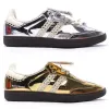 Wales Bonner Sliver Gold Sneaker Shoes Classics męs