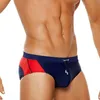 Uxh push-up almofada ampliar bolsa gay roupa de banho colorido acolchoado cuecas de natação dos homens menino sexy nadar surf praia shorts boxers troncos l022269y