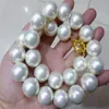 LL<<<RARE Huge 16mm White South Sea Shell Pearl Necklace 18 2231