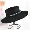 Wide Brim Hats Women Hat Breathable Summer Washable Sunscreen Stylish Classic Flat Dome Straw Sun
