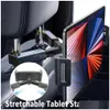 Draagbare Auto Achterbank Hoofdsteun Telefoonhouder Rekbare Tablet Stand Achterkussen Aanpassingsbeugel Voor 4-11 Q7C9 Drop Delivery