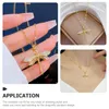 Pendant Necklaces Clavicle Chain Necklace Personalized Women Girls Emptiness Dragonfly Jewelry Titanium Steel Female Miss