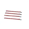 Hair Clips 2 PIECES Hairpin Women's 2023 Simple Crystal Side Bang Clip Solid Colors Thin Hairpins Girls Style Barrettes