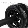 Sit Up Benches Non-Slip Wheel med Mat Rest Big Wheel Abdominal Muscle Trainer för Fitness ABS Core Workout Training Home Gym Fitness 231012