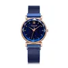 Wristwatches Magnetic Buckle Blue Sandstone Women's Watch Japan Quartz Lady Hours Fine Fashion Steel Bracelet Girl's Gift Julius Box 1172