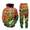 New Men Womens Cheetos Funny 3D Print TrackSuits Hip Hop Pants Bluzy MH091204R