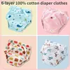 Cloth Diapers 6 Layer Waterproof Reusable Baby Cotton Training Pants Infant Shorts Underwear Cloth Diaper Nappies Child Panties Nappy ChangingL231016