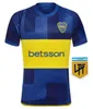 Fãs CAVANI Boca Juniors Camisas de futebol 2023 2024 BENEDETTO MARCOS ROJO CARLITOS TEVEZ BARCO MEDINA23 24 FINAL camisa infantil de futebol