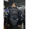 Men's Jackets 2023 New America Vintage Masked Embroidery Pattern Baseball Uniform Jacket Men's Hip Hop Rock Loose Fashion Street Jacket x1016