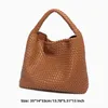 Daily Imitation Leather Woven Tote Bag Purse Fashion Shoulder Large Capacity Work with Shopping Travel