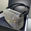 Sac de luxe femmes diamant Hobo-sac à main fourre-tout épaule bandoulière brillant strass sac