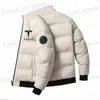 Erkek Ceketler 2023 Sonbahar ve Kış Erkekler Havacı Trençkah Palto Sıradan Açık Moda Sıcak Fermuar Bombacı Ceket Erkek T231016