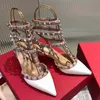 zwart Beroemde zomermerken Dames Sandalen Schoenen Hoge hak sandalen Lakleer Zwart Dame Gladiator Sandalias Feestjurk Schoenen sandaal ontwerper