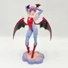 Brinquedos de dedo 26cm darkstalkers bishoujo felicia/lilith sexy girl anime figura vampiro morrigan aensland figura de ação adulto modelo boneca brinquedos