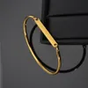 Bangle Aangepaste Naam ID Armband Armbanden Mode Goud Kleur Rvs Manchet Armbanden Voor Vrouwen Sieraden Armbanden 2021297R