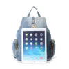 Szkoła Ipinee moda dżinsowa dżins Diamon do dekorowania torby plecakowej Kobiet Girl College Shopping Laptop