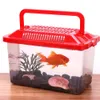 Decorations Portable Transparen Feeding Aquarium Pet Products Goldfish Tank Turtle Tank Hamster Box 231016