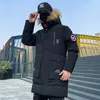 Mens Down Parkas Winter Jackets Cotton Warm Hooded Long Padded Jacket Fall Casual Tops Parka Black Fluffy Coat Yellow 231016