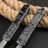 H1103 High End Auto Tactical Knife VG10 Damascus Steel Blade CNC 3D Coated Aviation Aluminum Handle Outdoor Survival Tactical Knives with Nylon Bag