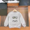 designer sweater for kids Skin friendly soft fabric sweatshirts for boy girl Size 100-160 CM letters child pullover Oct10