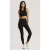 Lu Lu Yoga zwarte sportkleding legging nieuwe stijl sexy buikcontrole broek dames gym fitness training hoge taille legging Lu Lememm Wokrout