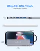 Lention USB C Hub, 6 i 1 USB-C till USB-adapter, USB C Multiport Dongle med 4K HDMI, USB C Data Port, USB 3.0, 100W PD Compatible New MacBook Pro/Mac Air, More typ C-enheter (CE35S)